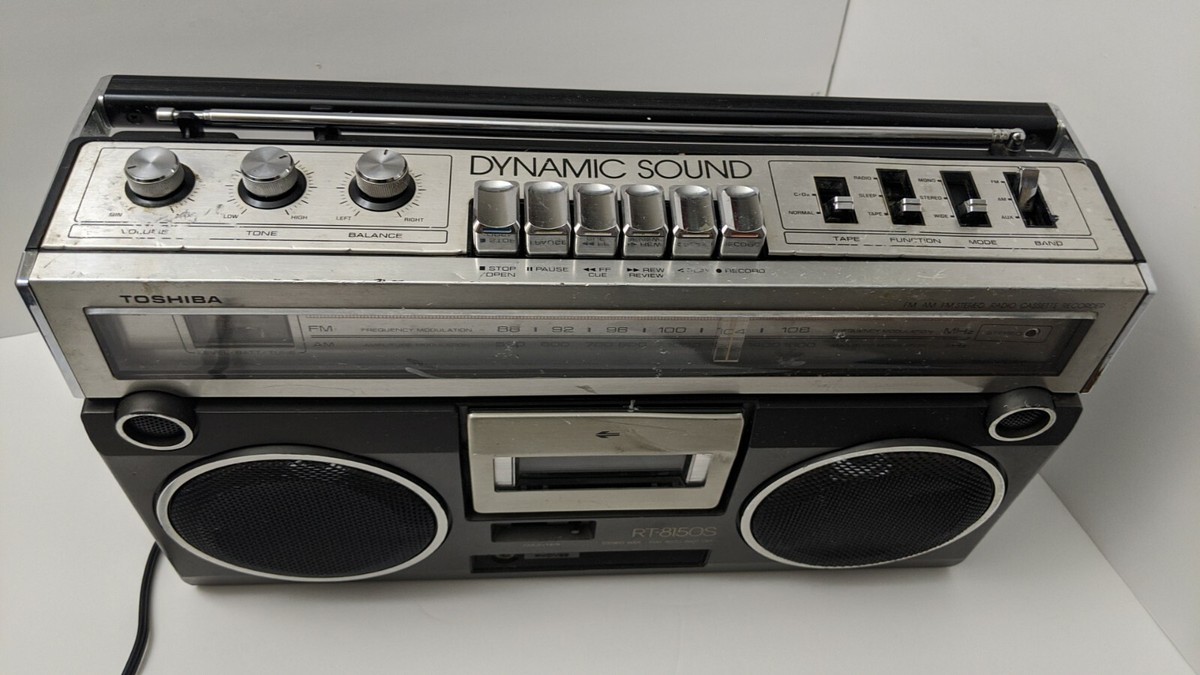 ラジオ・コンポ Toshiba RT-580F Yahoo!オークション -「580」(ラジカセ) (カセットデッキ)の落札相場