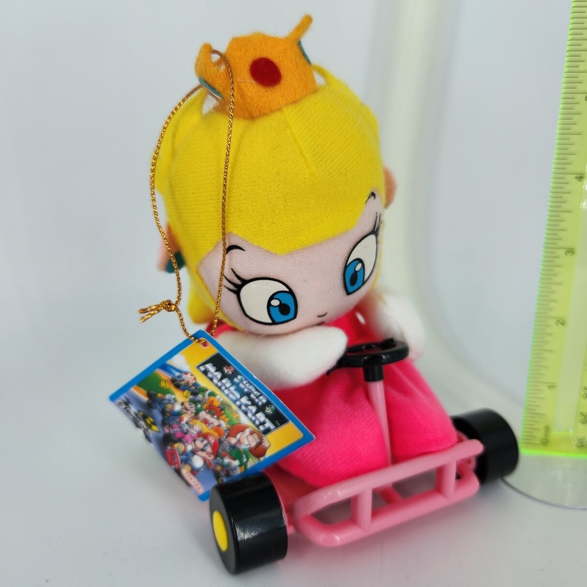 Super Mario Kart Plush 1993 TAKARA NINTENDO Princess Peach VERY