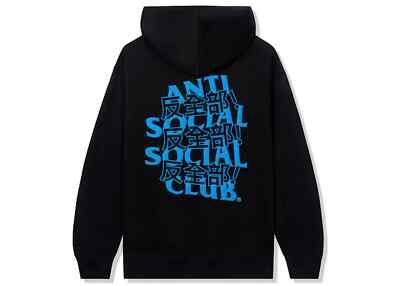 新品 22FW Anti Social Social Club Hoodie M AW22 New Anti social social Club Kaburosai Black Hoodie M Auth