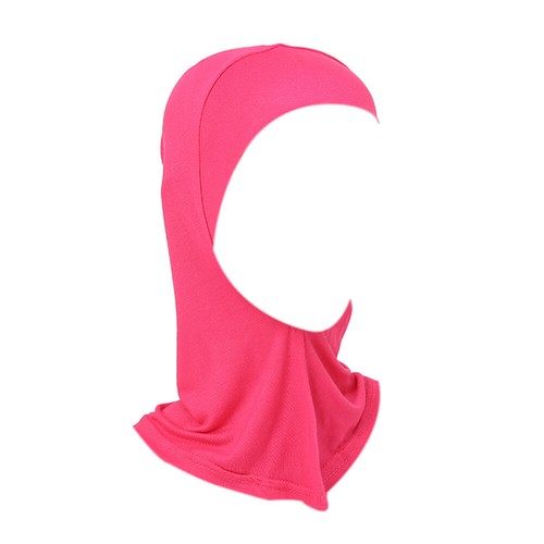 Women Solid Cotton Stretch Balaclava Hood Hat Neckflaps Elastic Beanie Cap - Picture 10 of 31