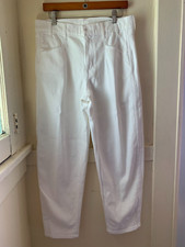 AYR the beat barrel high waisted denin pants color off white size 30 pre owned