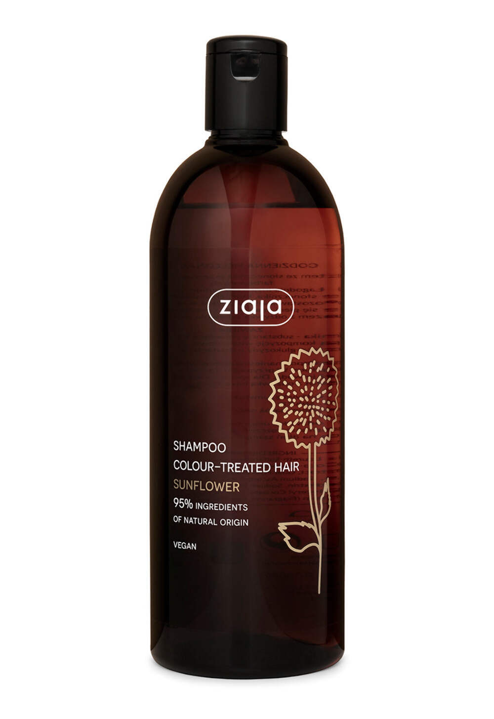 Ziaja Shampoo for Colour-Treated Hair with Sunflower Extract 500ml OFFICIAL UK