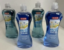 NEW H-E-B Seaglass Limited Edition Dish Washing Liquid Soap 22 fl oz (Lot of 4)