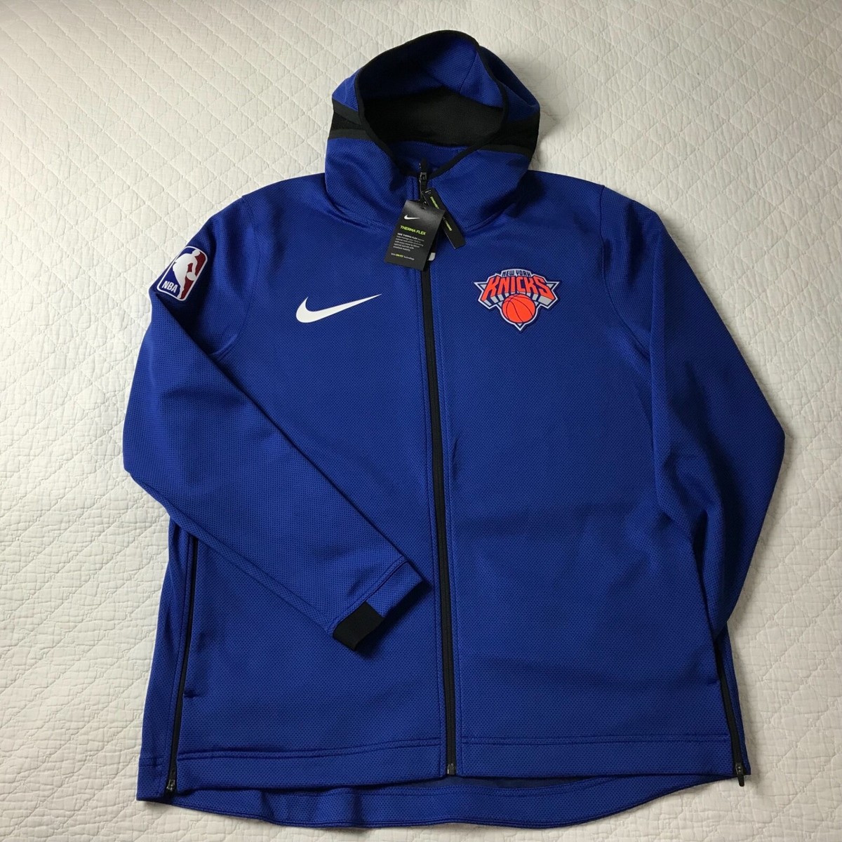 Nike NY Knicks Basketball Therma Flex Hoodie Men's SZ Small 940148