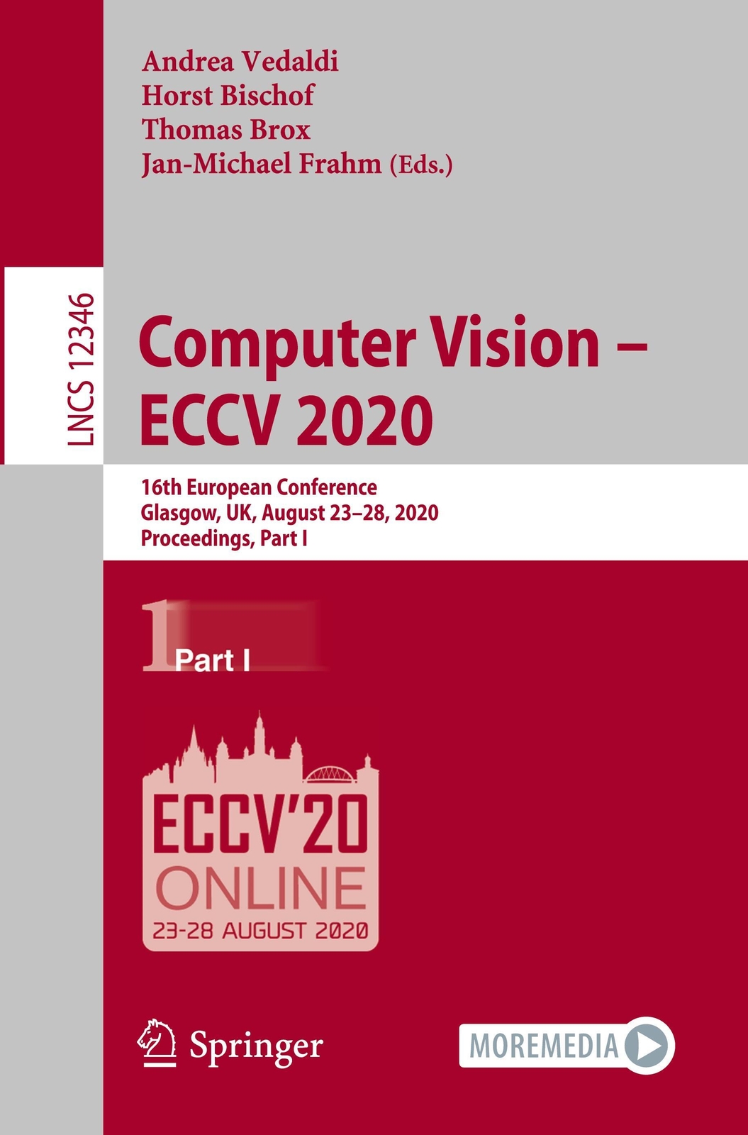 Computer Vision ¿ Eccv 2020 | Andrea Vedaldi (u. A.) | Taschenbuch |