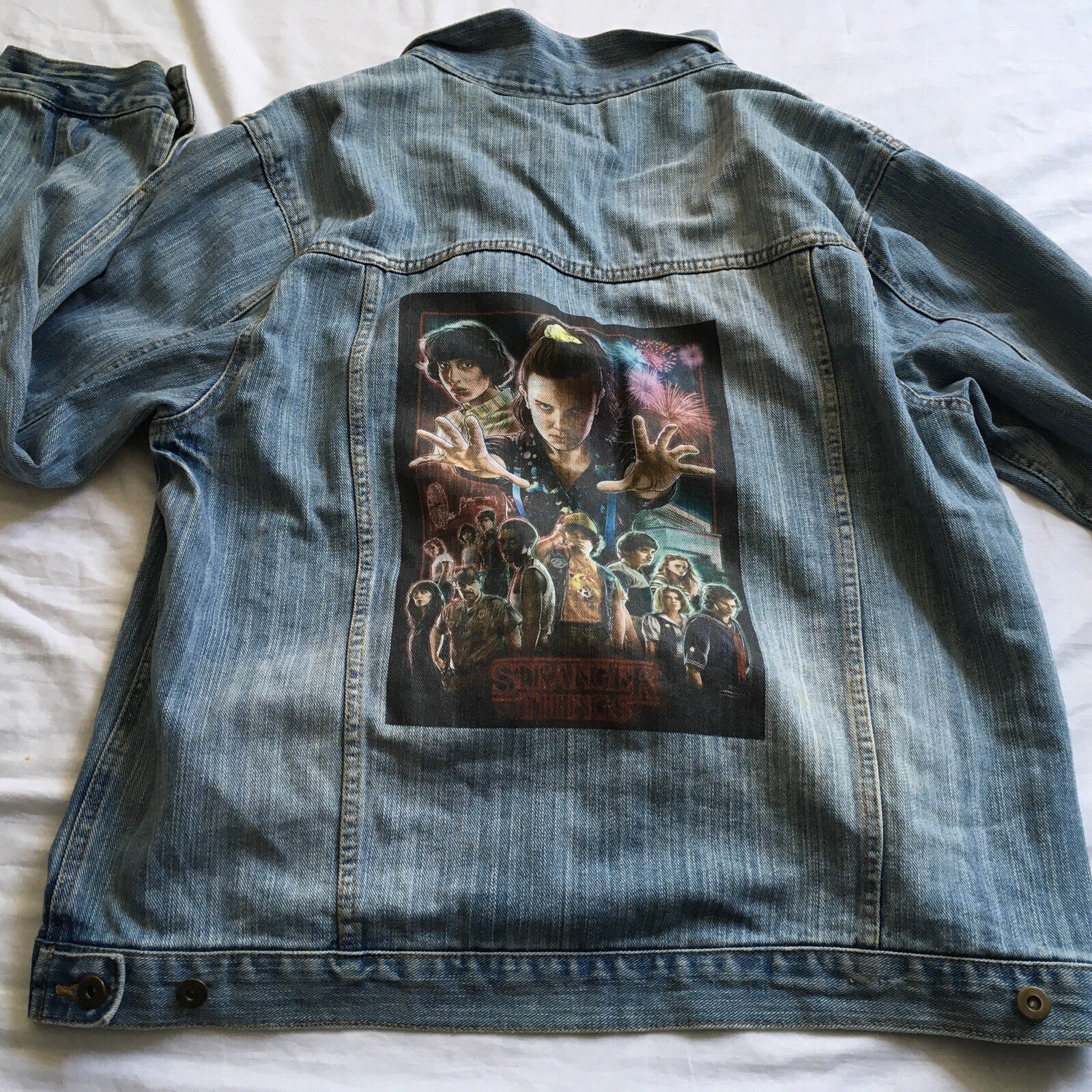 Another Influence, Stranger Things Denim Jacket, … - image 1