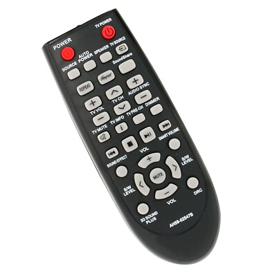 New AH59-02547B Replaced Remote for Samsung Sound Bar HW-F450 PS-WF450 HWF450ZA