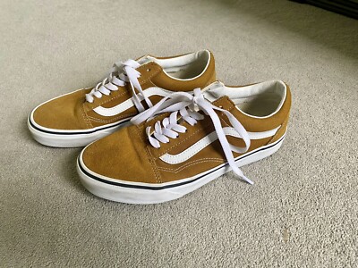 New Vans Classic Old Skool Trainers Shoes- Golden Brown UK