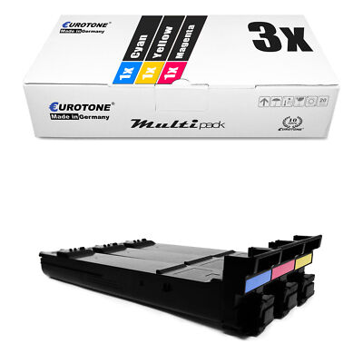 3x Toner for Konica Minolta Magicolor 4650 4690 4695 like A0DK252 - A0DK452 CMY