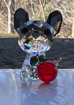 SWAROVSKI Crystal Holiday Cheers French Bulldog Figurine (#5625662