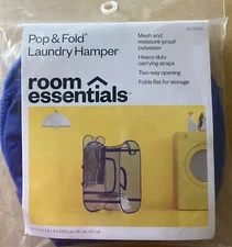 Laundry Hamper Pop and Fold Portable College Home Room Essentials