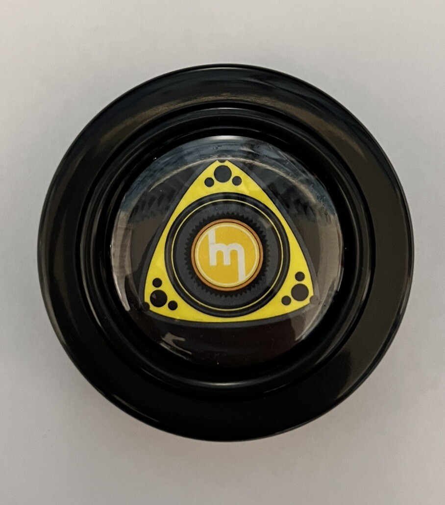 MAZDA Yellow Rotary engine Horn Button for SPARCO OMP NARDI