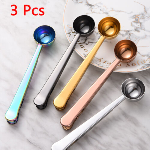 3pcs Stainless Measuring Spoons Tea Coffee Cooking Baking Measure Scoop Cup - Picture 1 of 17