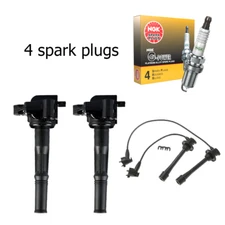Ignition Coil Wireset & NGK Platinum Spark Plug For Toyota Tercel Paseo UF170