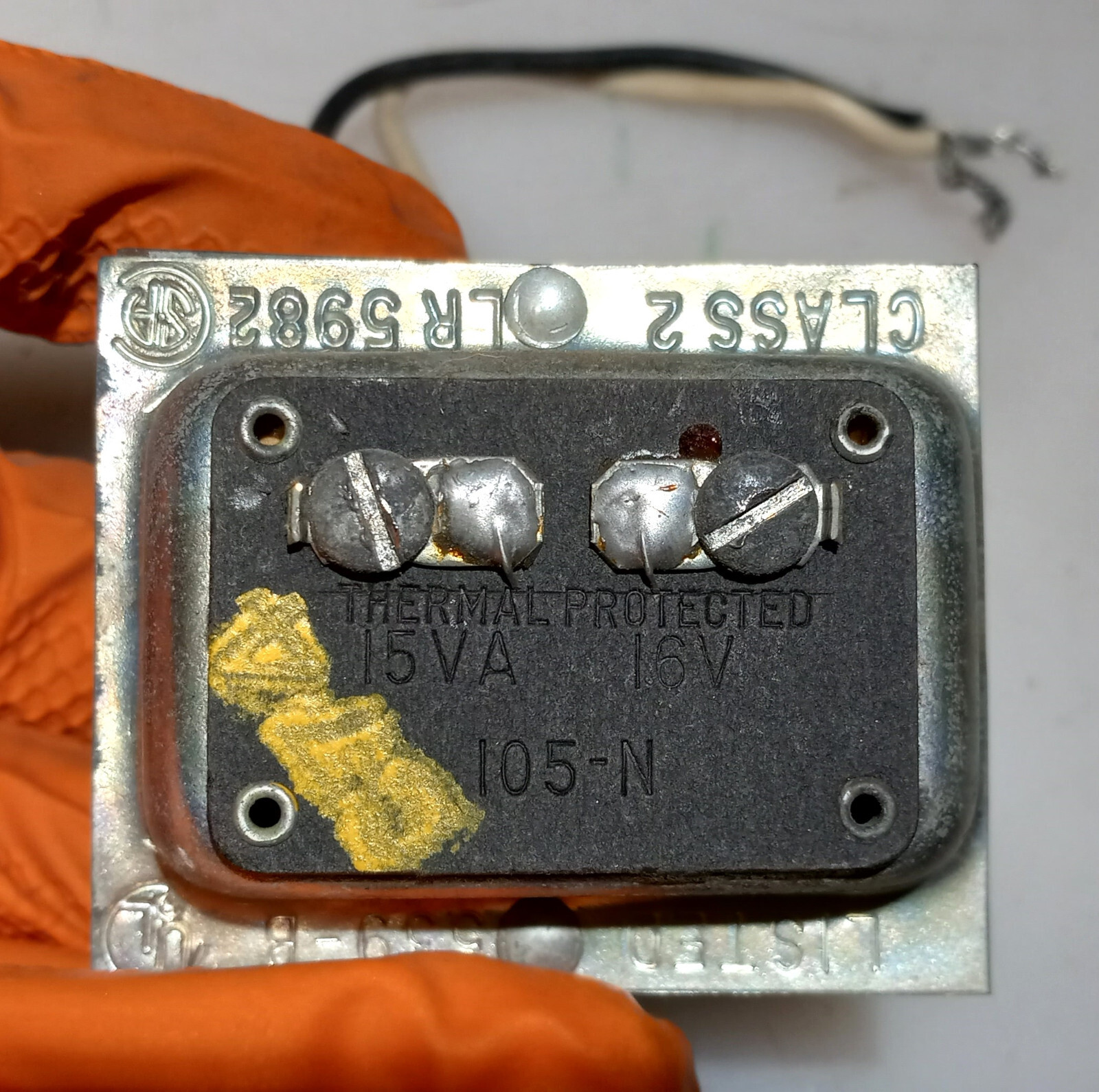 NuTone Scovill 105N Chime Transformer 15VA 16V Untested eBay