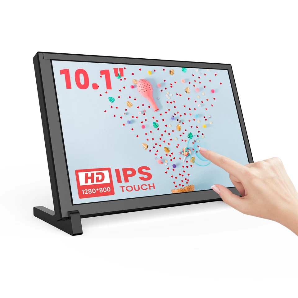 10.1inch Touch Screen HDMI Monitor 178° 1280*800 IPS Computer Display PC Screen - Image 2 of 4