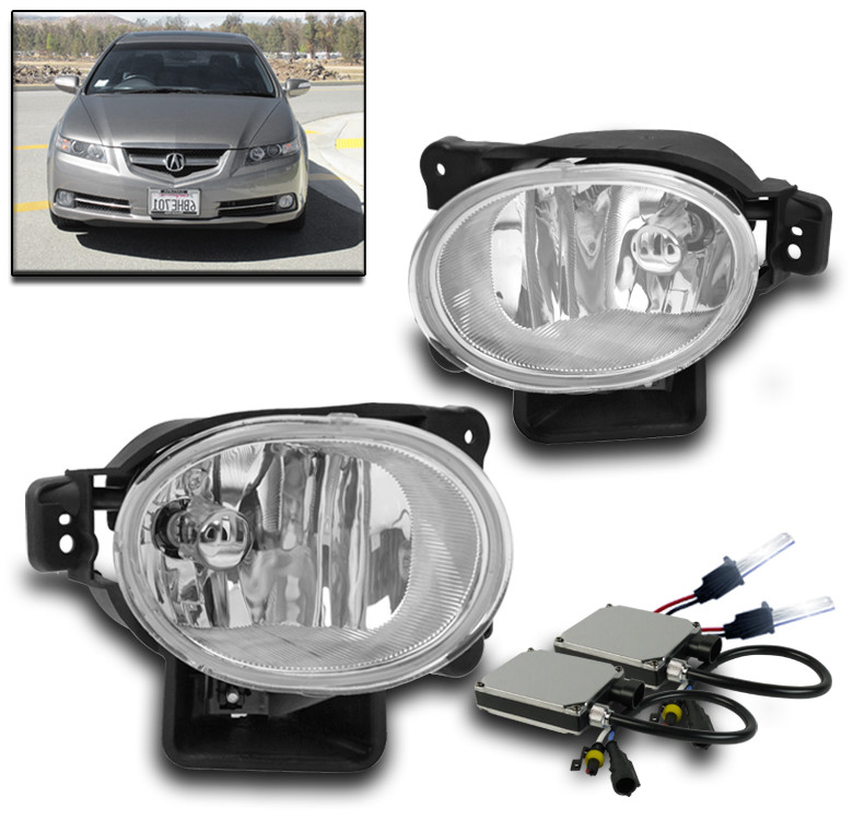 FOR 07-08 ACURA TL BASE TYPE-S BUMPER DRIVING FOG LIGHTS