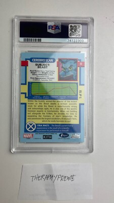 Kith X-Men 97 Asics PSA BEAST CARD 1/10