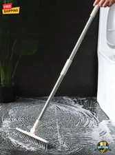 1 pc Long Handle Floor Brush 34.8" Hard Bristle Crevice Cleaner for Home Use