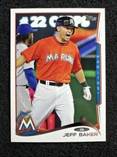 JEFF BAKER #US-122 2014 Topps Update Series QTY Miami Marlins
