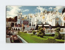 Postcard It's A Small World After All Topiary Animals Fantasyland Disneyland USA
