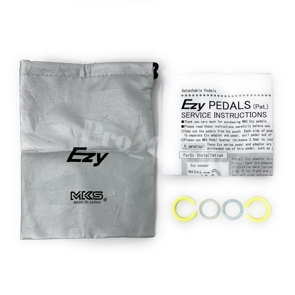 Pedales MKS Promenade Ezy Doble Cara 9/16" Negro Touring Plegable Ciudad Nuevos Foto 2 de 3