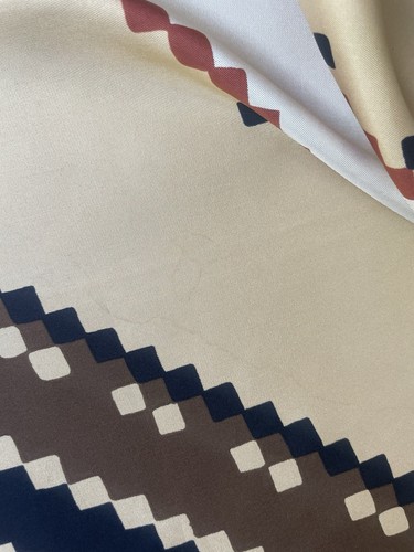 JEAN PATOU. PARIS. VINTAGE 70ER JAHRE SEIDENTUCH - GEOMETRISCHES DESIGN - Bild 10 von 10