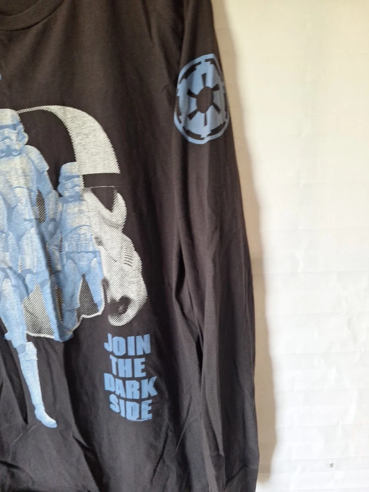 Camiseta Para Hombre Comida Chatarra XL NEGRA Star WAR únete al Lado Oscuro Foto 4 de 4