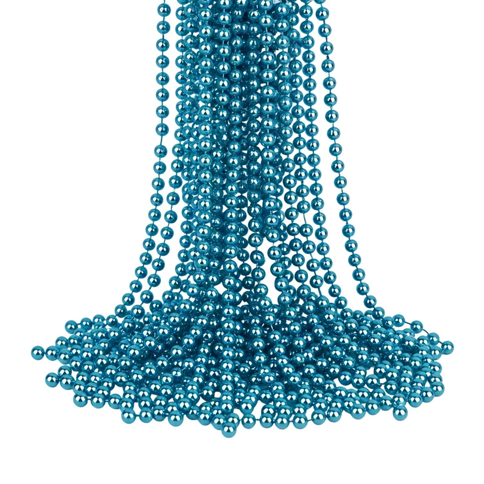 Christmas Pearl Bead Garland 9m Chain Xmas Tree BEADS Gift Home Room Decorations