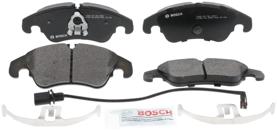 Bosch QuietCast Semi-Metallic Brake Pad and Rotor Kit Kit For 08-11 Audi Q5 A4 Foto 2 de 4