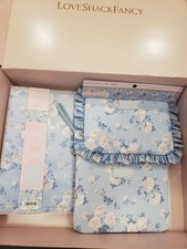 LoveShackFancy x Yoobi from Target Blue Blooming Rosettes Stationary Set 3 items