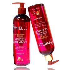 Lot of 2 Mielle Pomegranate Honey Moisturizing Detangling Shampoo 12 oz. New