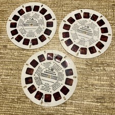 Walt Disney's Cinderella View Master Packet B318 3 Reel Set Complete 1965