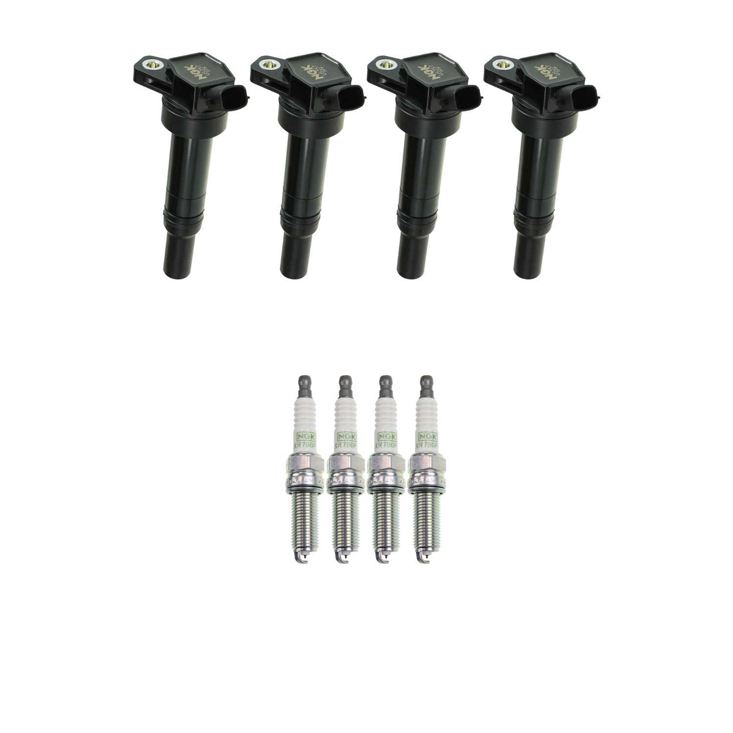 NGK Ignition Coil Kit For Kia Soul Tucson Forte Elantra Hyundai Tucson