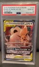 2019 Pokemon Sun & Moon Team Up #120 Eevee & Snorlax Gx Team Up PSA 10