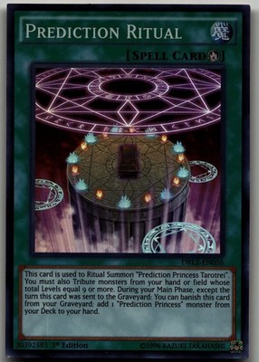 Prediction Ritual Super Rare Dragons of Legend 2 DRL2-EN036 LP