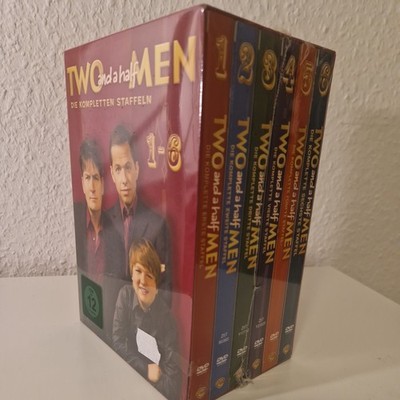 TV Serie Two and a half Men DVD-Box Staffel 1-6 komplett Schuber OVP neu