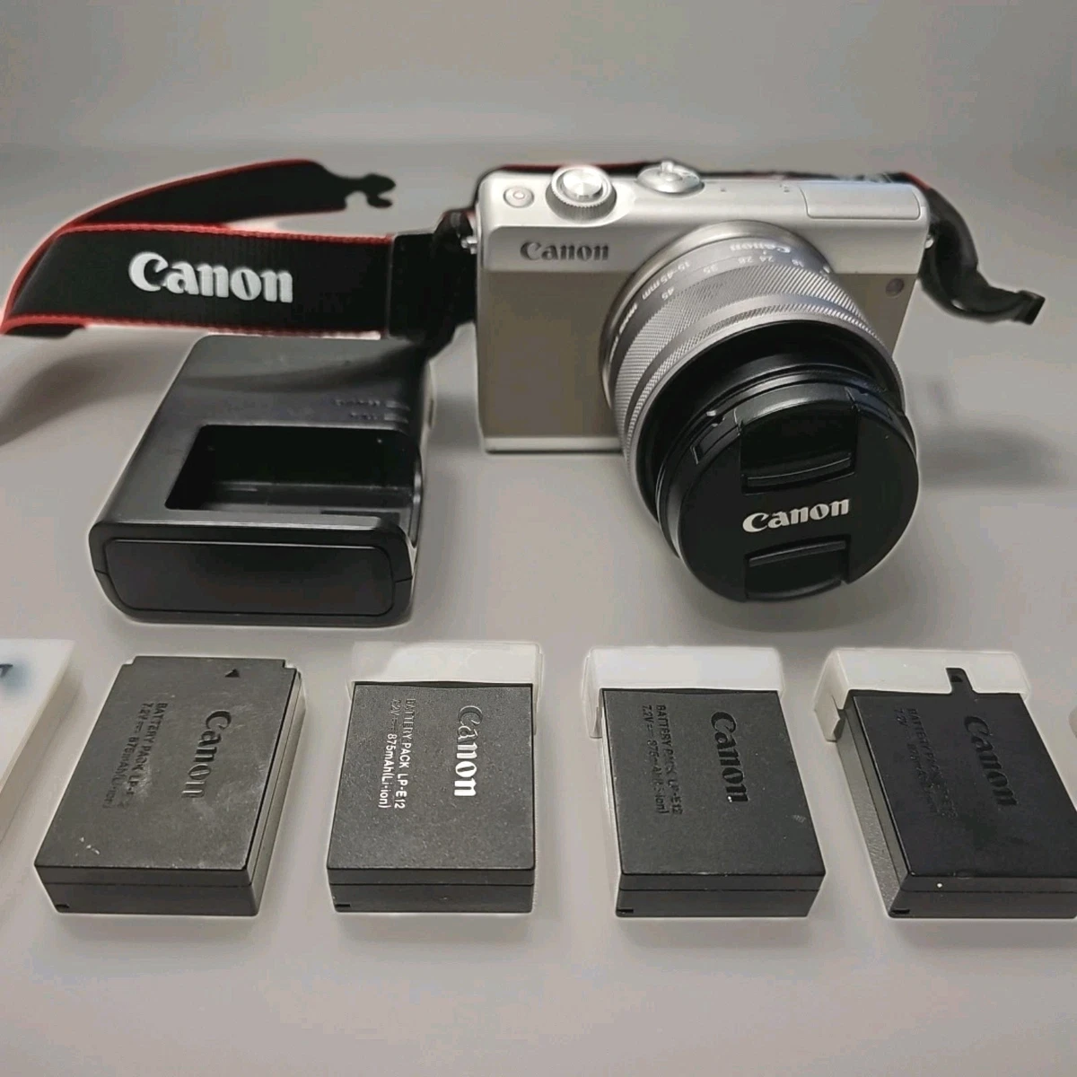 Canon EOS M100 – Boîtier Nu Mirrorless – 24.2 MP – Noir – Occasion état Proche Neuf