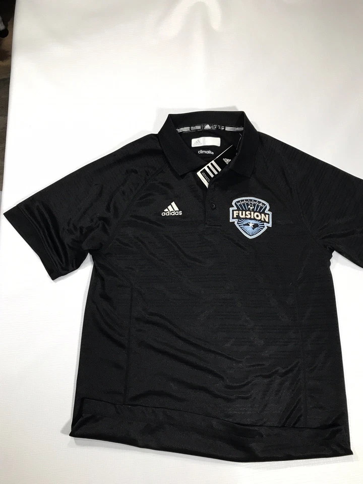 Men's Adidas North Carolina Fusion Soccer Polo Shirt size small NWT - Image 2 of 4