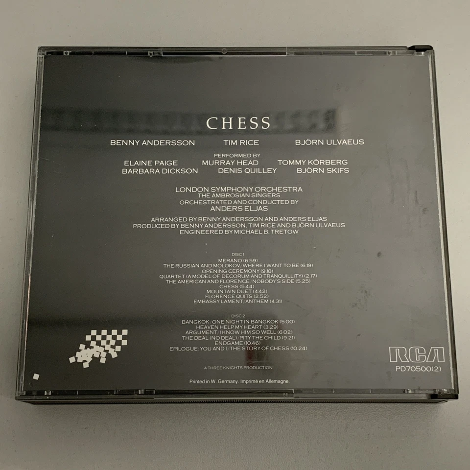 2CD Chess Gesamtaufnahme German press Benny Andersson ABBA Tim Rice Björn Ulvaeu - Bild 2 von 4