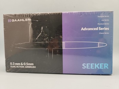 NEW Gaahleri Dual Action Airbrush Advanced Series Seeker Air Brush .3mm & .5mm