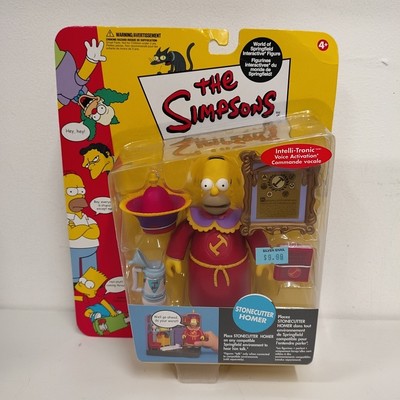 PLAYMATES INTERACTIVE THE SIMPSONS SERIE 10 STONECUTTER HOMER FIGUR NEU IN OVP