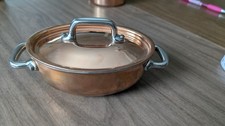 Excellent MAUVIEL 1830 Dutch Oven with Lid Copper M'MINIS  6 x 3.5 x 2"