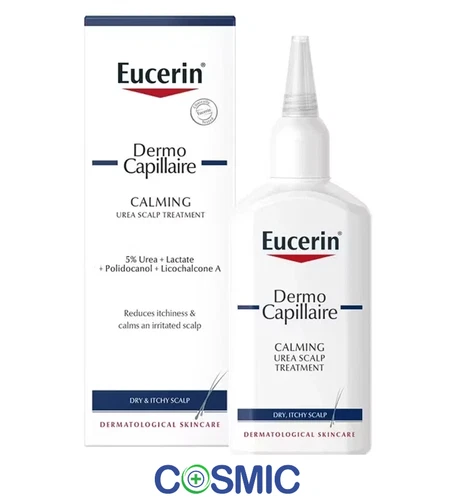 Eucerin Dermo Capillaire Calming Urea Scalp Treatment 5% Soothes Dry Itch- 100ml