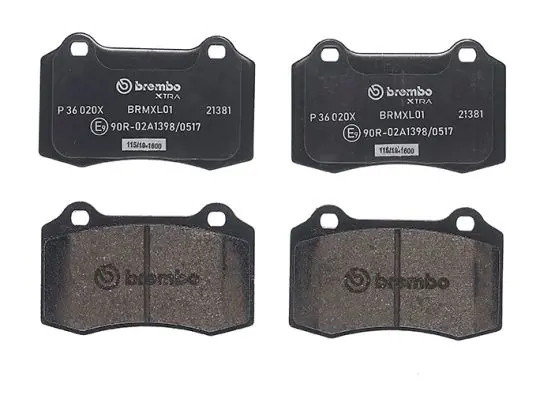 Brake Pads Set fits DAIMLER XJ X30 4.0 Rear 97 to 03 Brembo JLM21282 Quality New - Image 34