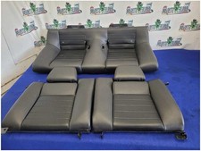 2010-2014 Ford Mustang Gt Coupe Rear Black Leather Seat Seats Cushion 2837