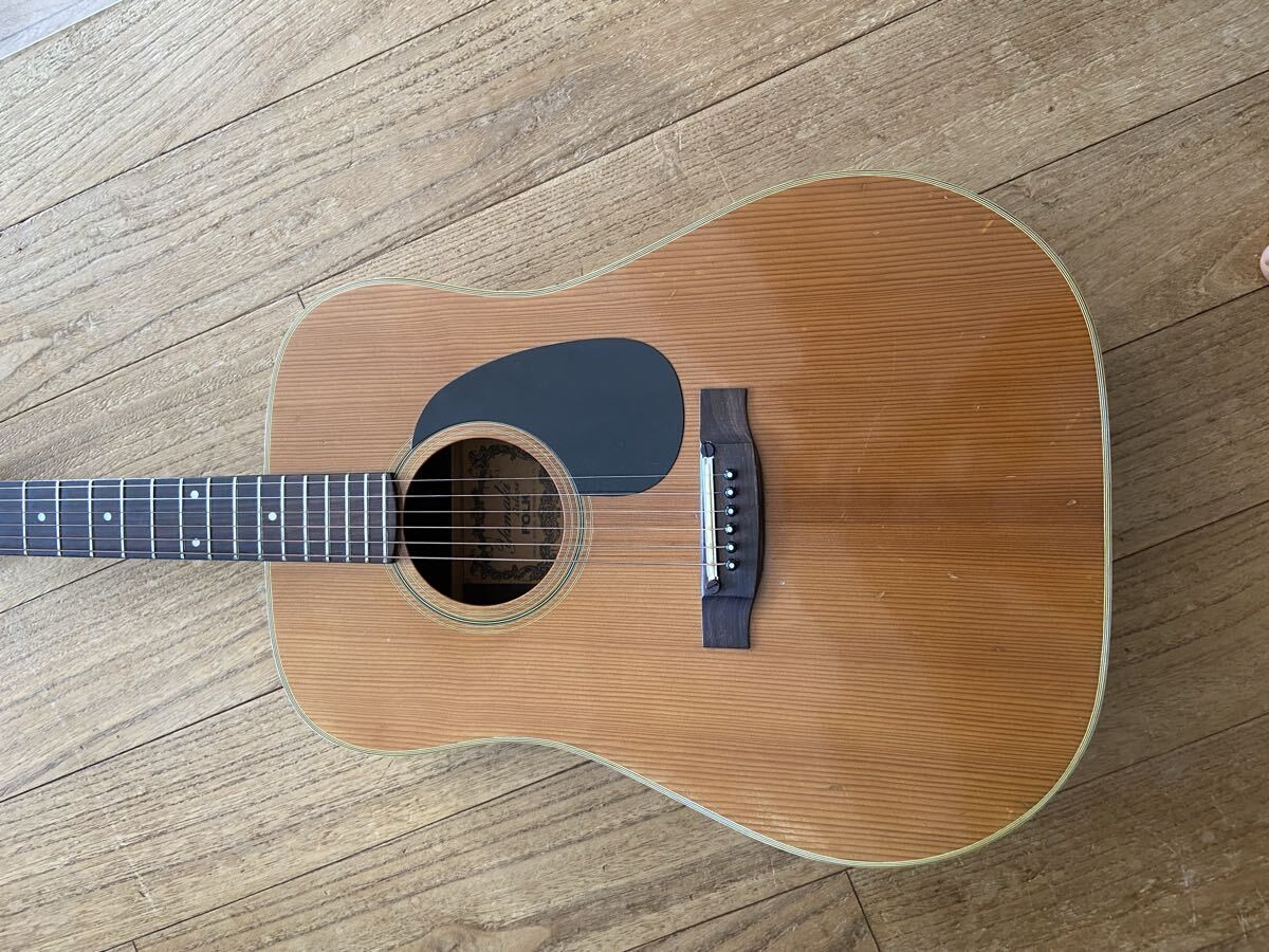 Acoustic Guitar Yamaki Deluxe No.120 Folk Natural Rosewood