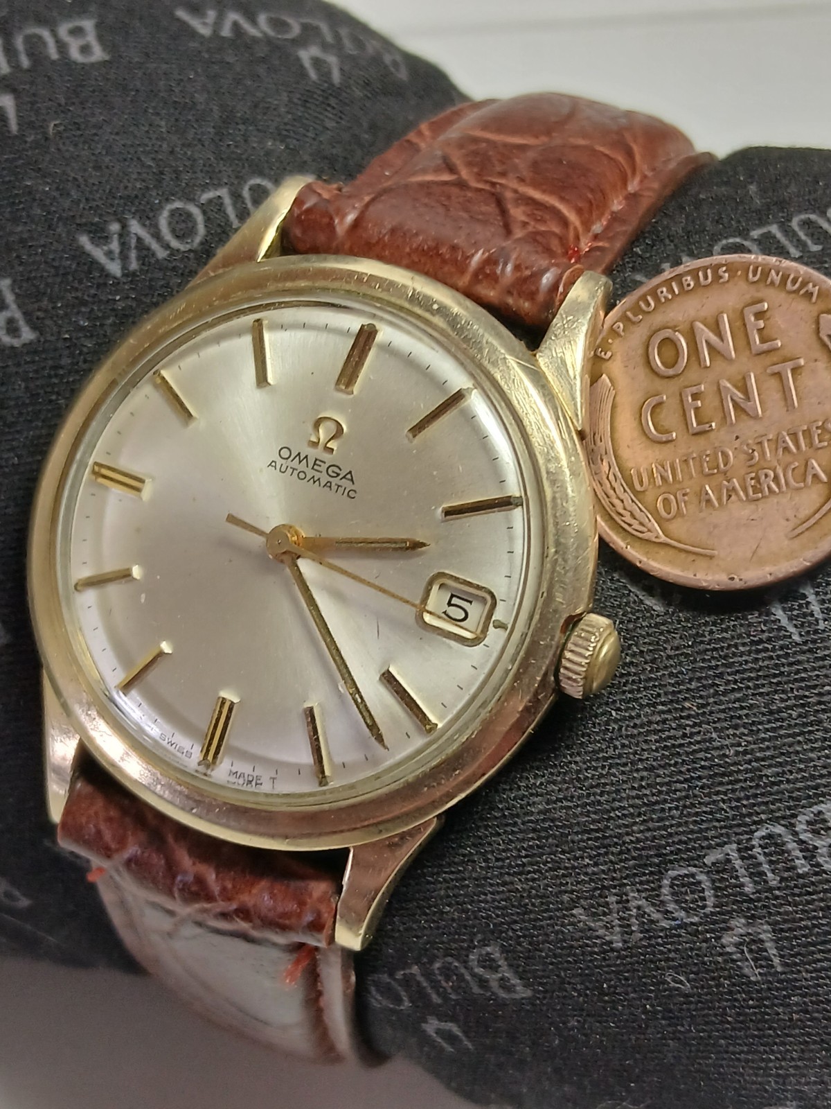 Working Omega 560 Seamaster Men’s Gold