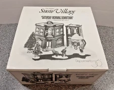 Dept 56 SV "Saturday Morning Downtown Start A Tradition Set of 8" # 56.54902 NIB