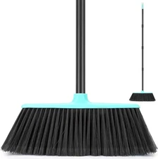 (Free Duty Tax) KeFanta Outdoor/Indoor Broom for Floors, 53" Long Handle Ang